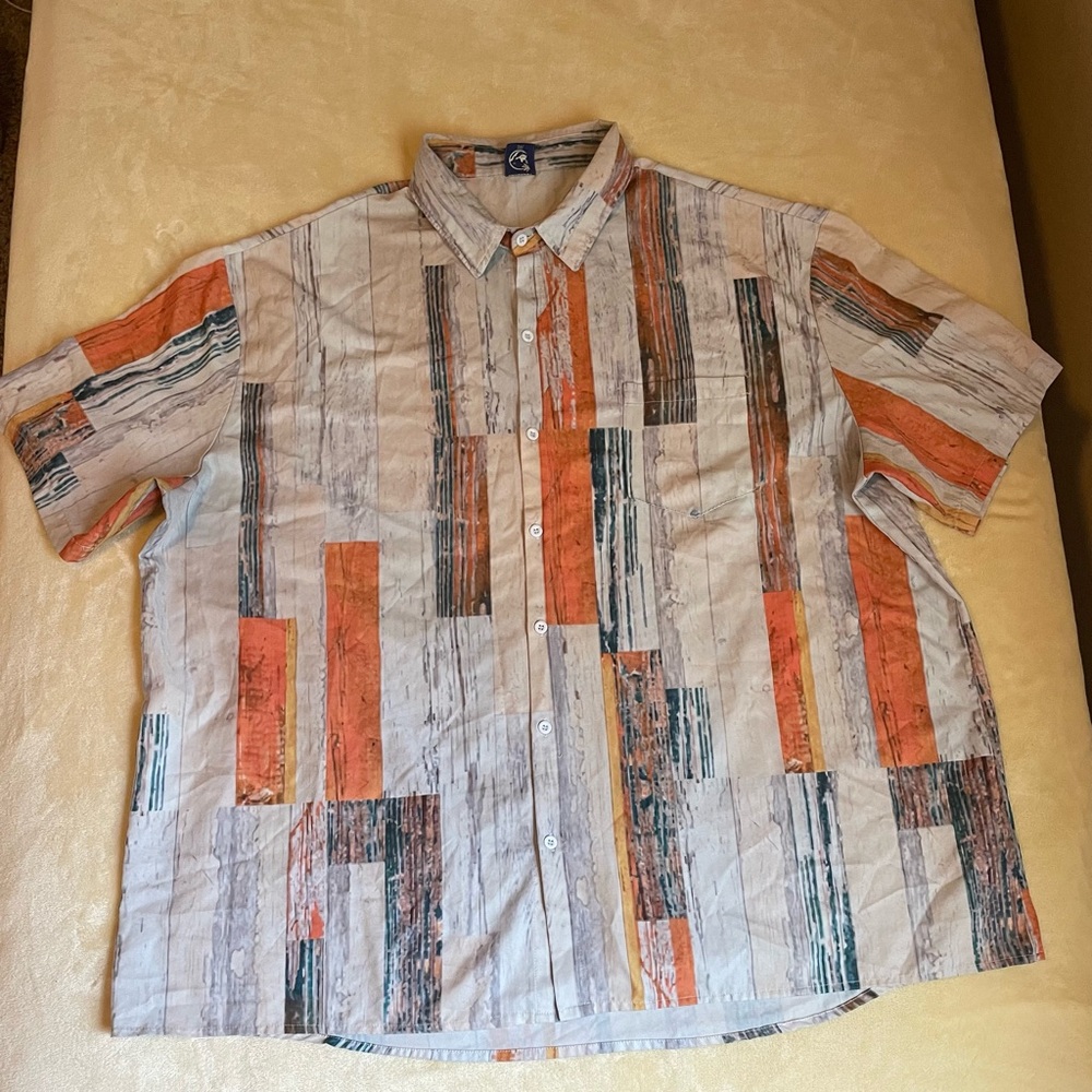 Men’s Hardaddy Abstract Button Up 3XL Shirt